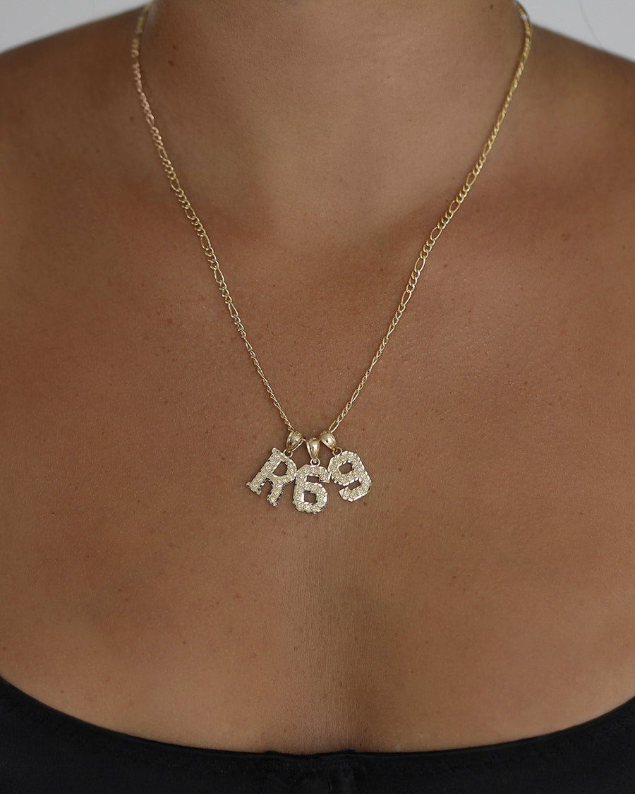 THE TRIPLE NUMBER NECKLACE