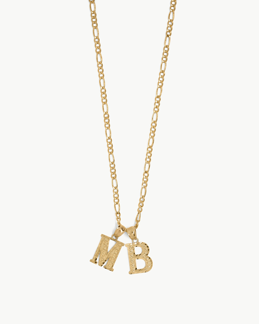 THE DOUBLE INITIAL NECKLACE