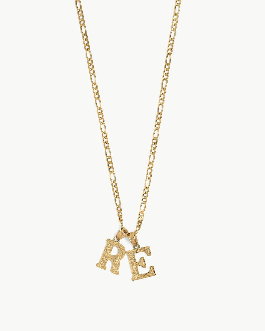 THE DOUBLE INITIAL NECKLACE