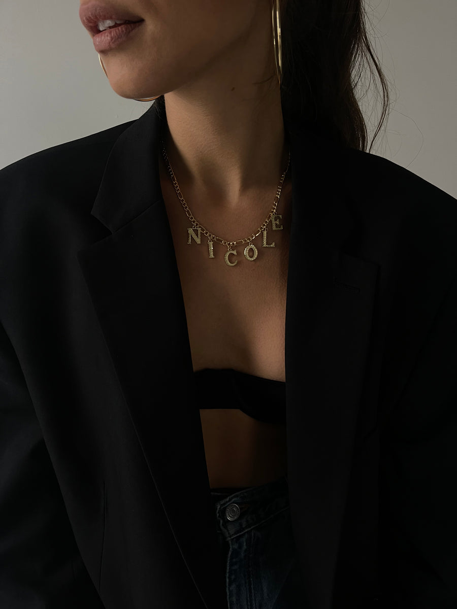 THE NAME DROP NECKLACE