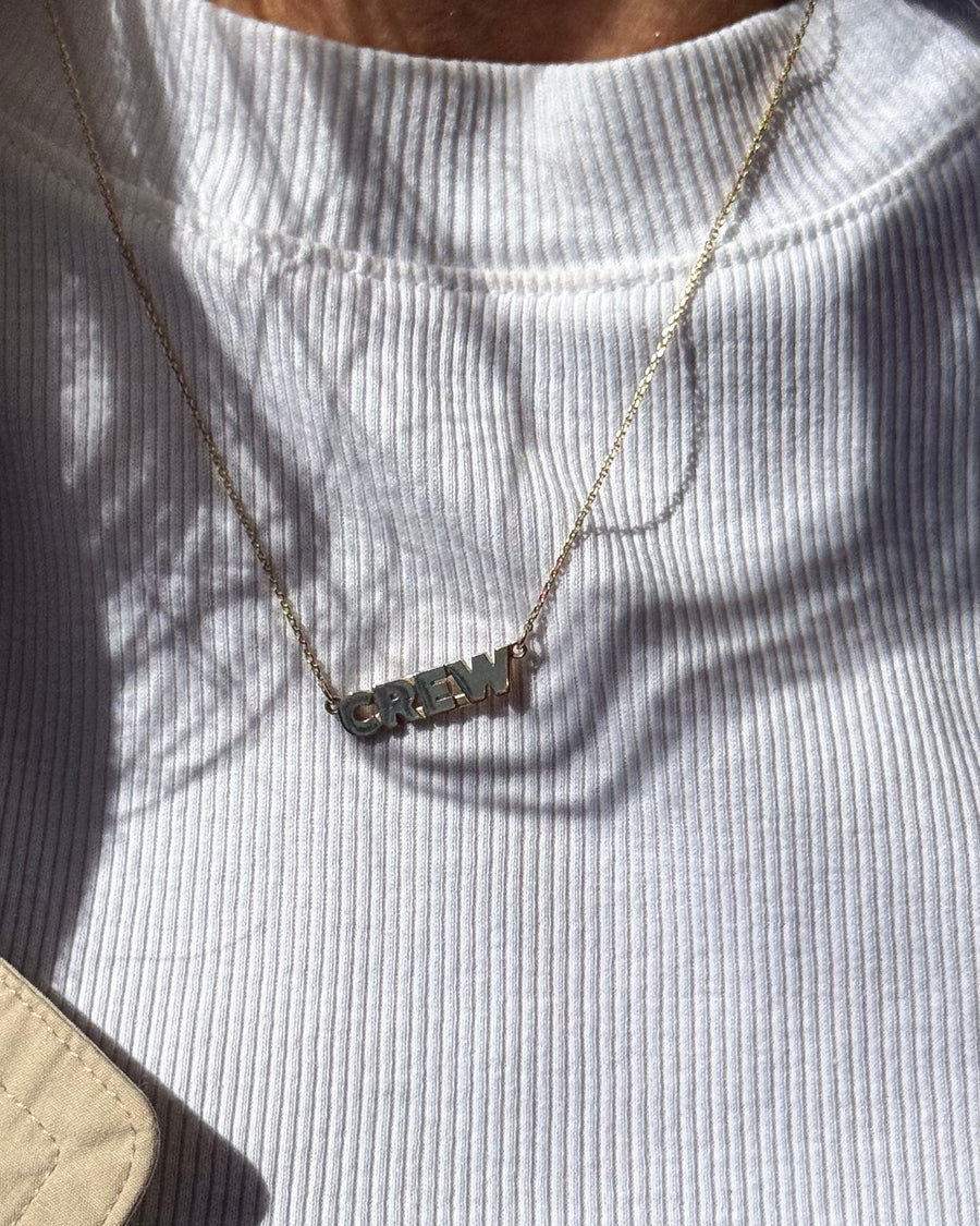 THE NAMEPLATE NECKLACE - BLOCK