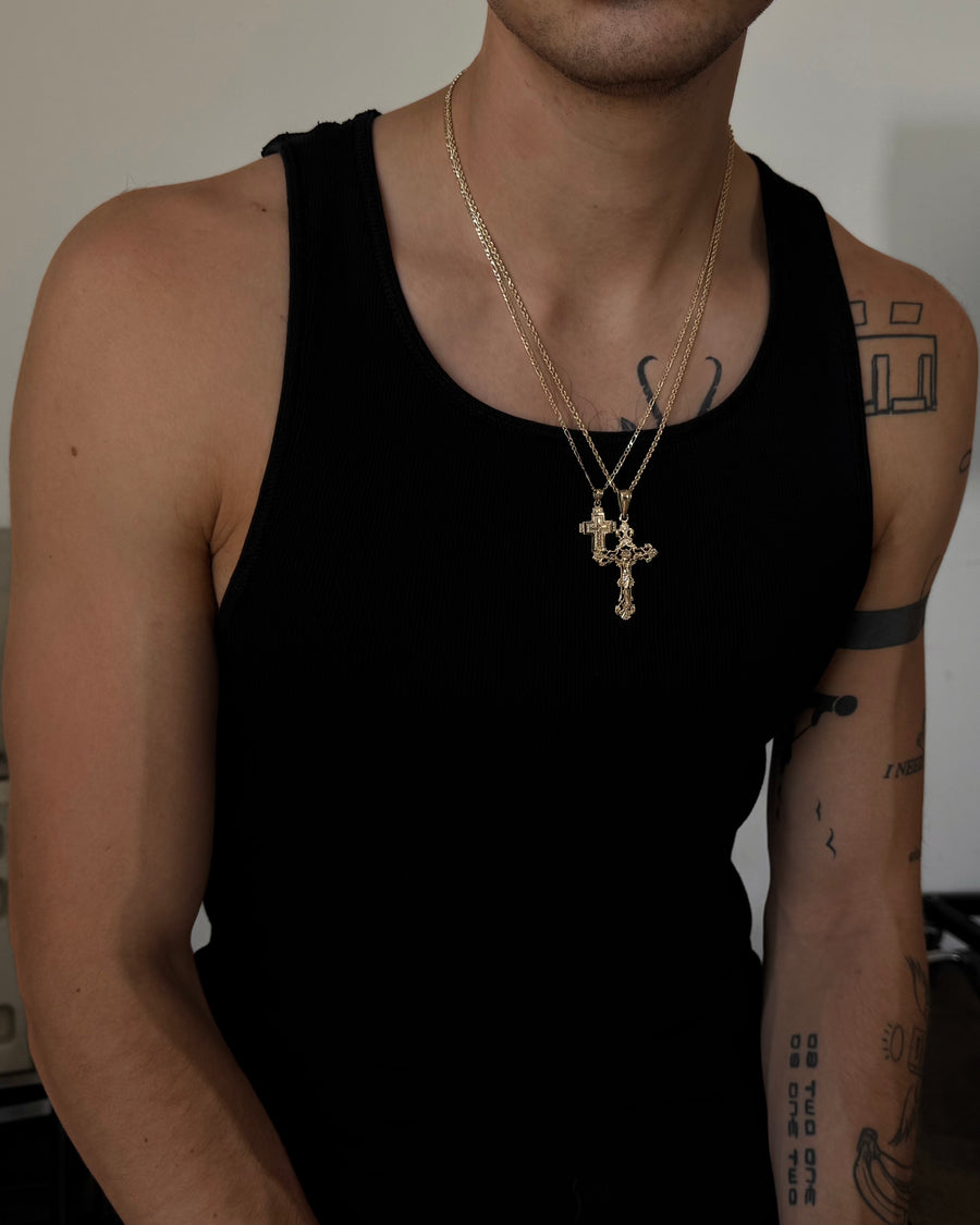 THE GEO CROSS NECKLACE