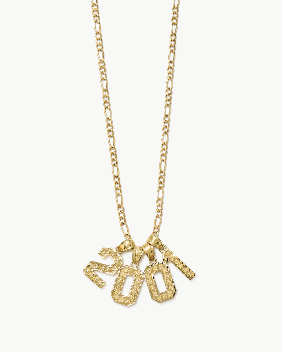 THE QUAD NUMBER NECKLACE