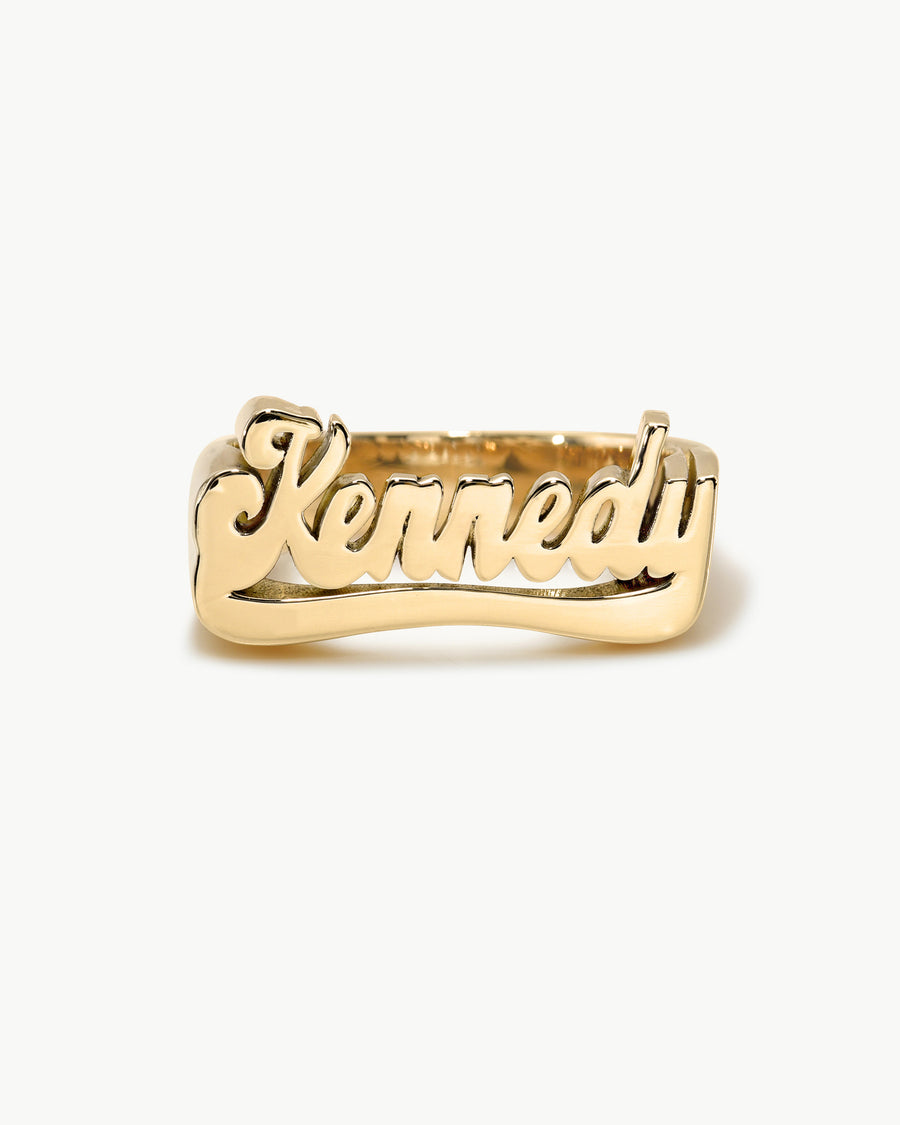 THE NAME PLATE RING