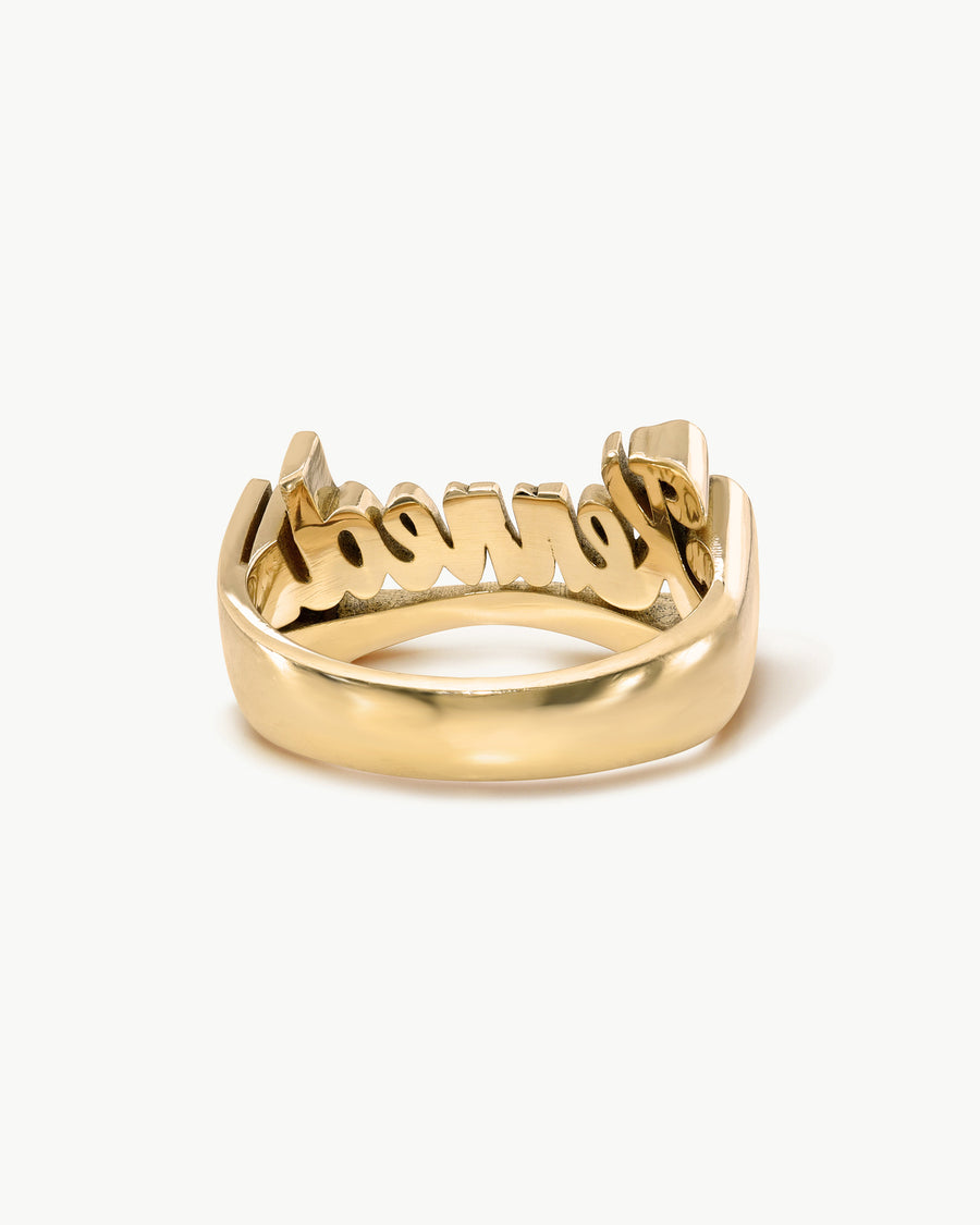 THE NAMEPLATE RING