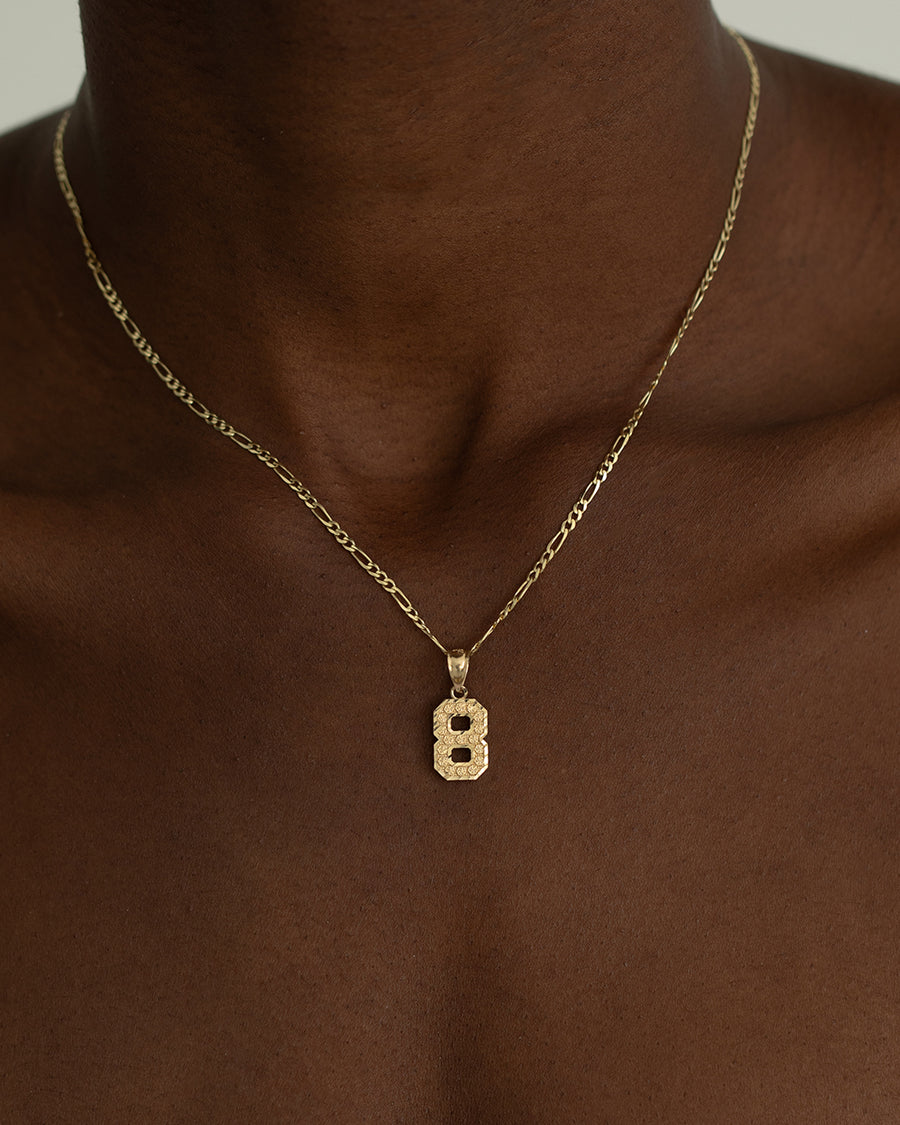 THE NUMBER PENDANT