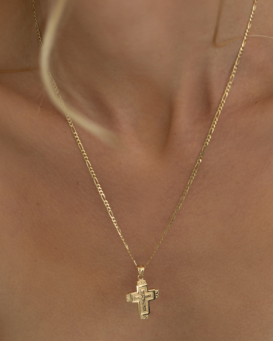 THE GEO CROSS NECKLACE