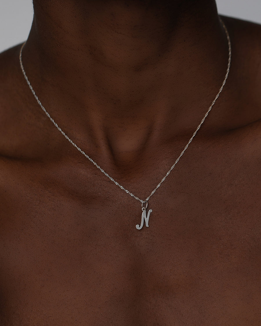 THE CURSIVE INITIAL NECKLACE